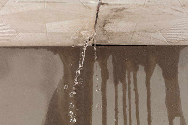 Professional Sewage Cleanup technician working in Sterling, KS